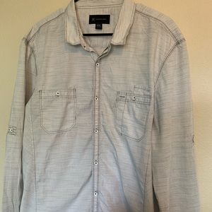 INC International men’s XXL grey button down